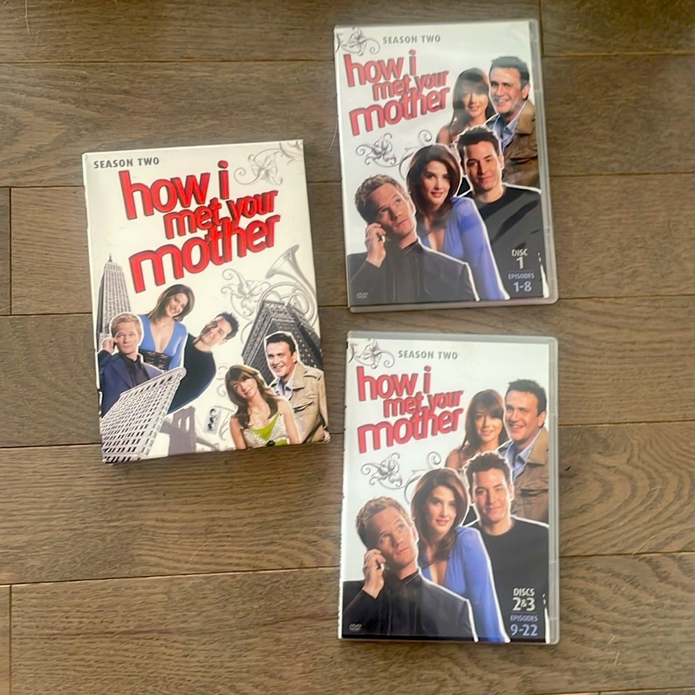 🍿 4/$20 How I Met Your Mother Season 2 DVD 3 Disc Set Comedy Box Set